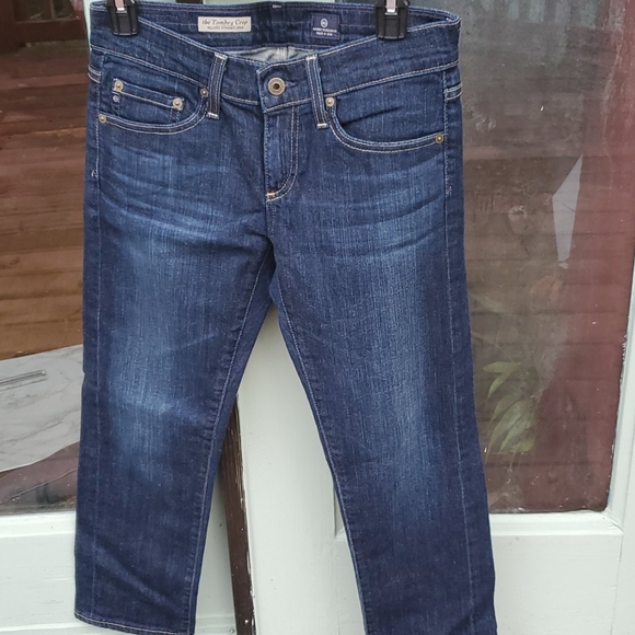 Ag Adriano Goldschmied Denim - AG jeans denim the tomboy crop relaxed straight  s
